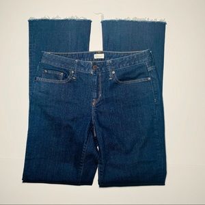 GAP jeans long and lean bootcut dark wash size 27